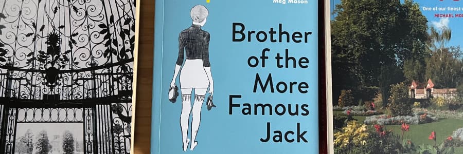 Two book covers, partially hidden.